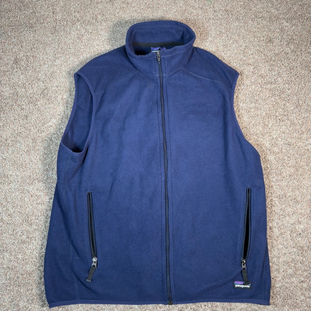 Patagonia Synchilla Fleece Vest Full Zip Sleeveless‎ Outdoor Layering L
